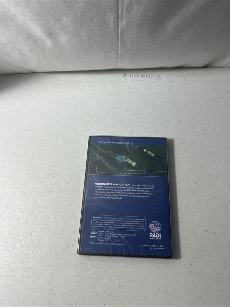 PADI Underwater Navigation (DVD, 2005) “New Sealed”