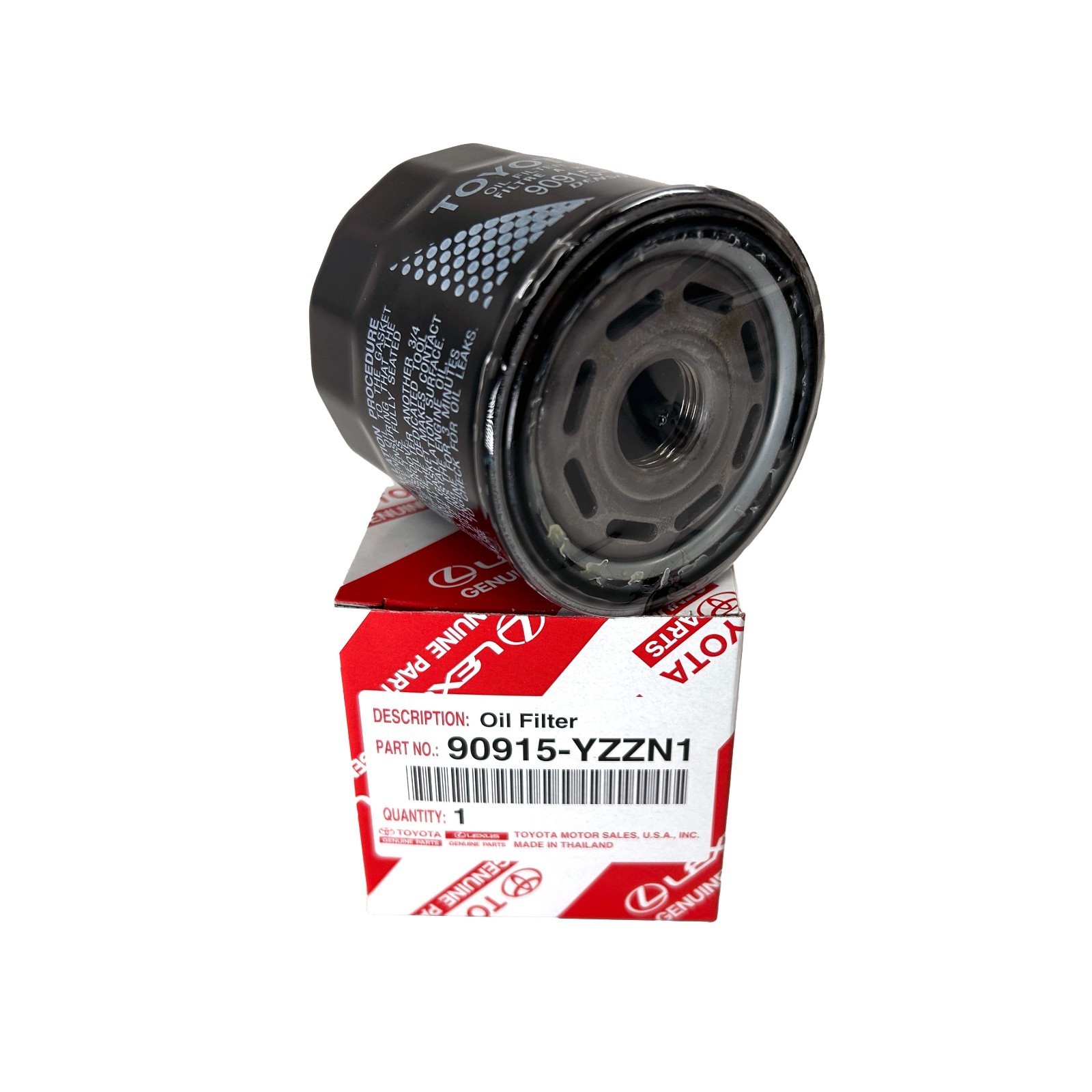 Genuine Oil Filter 90915-YZZN1 / 90915-YZZF2 with Drain Plug Washers OEM 3 PACK