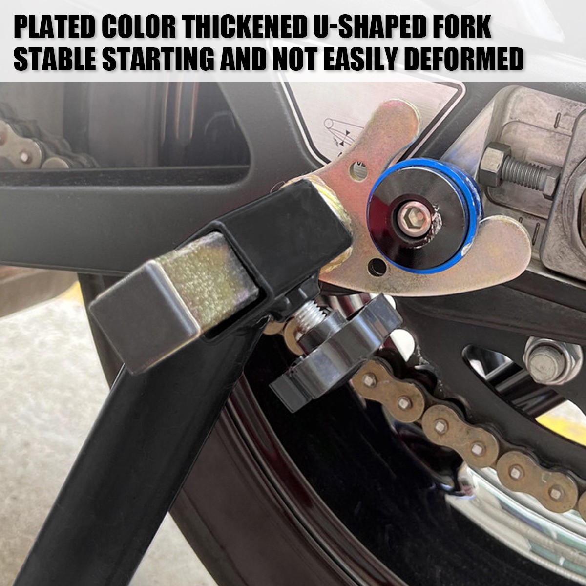 850 LBS Motorcycle Rear Wheel Lift Universal Bike Swingarm Spool Paddock Stand