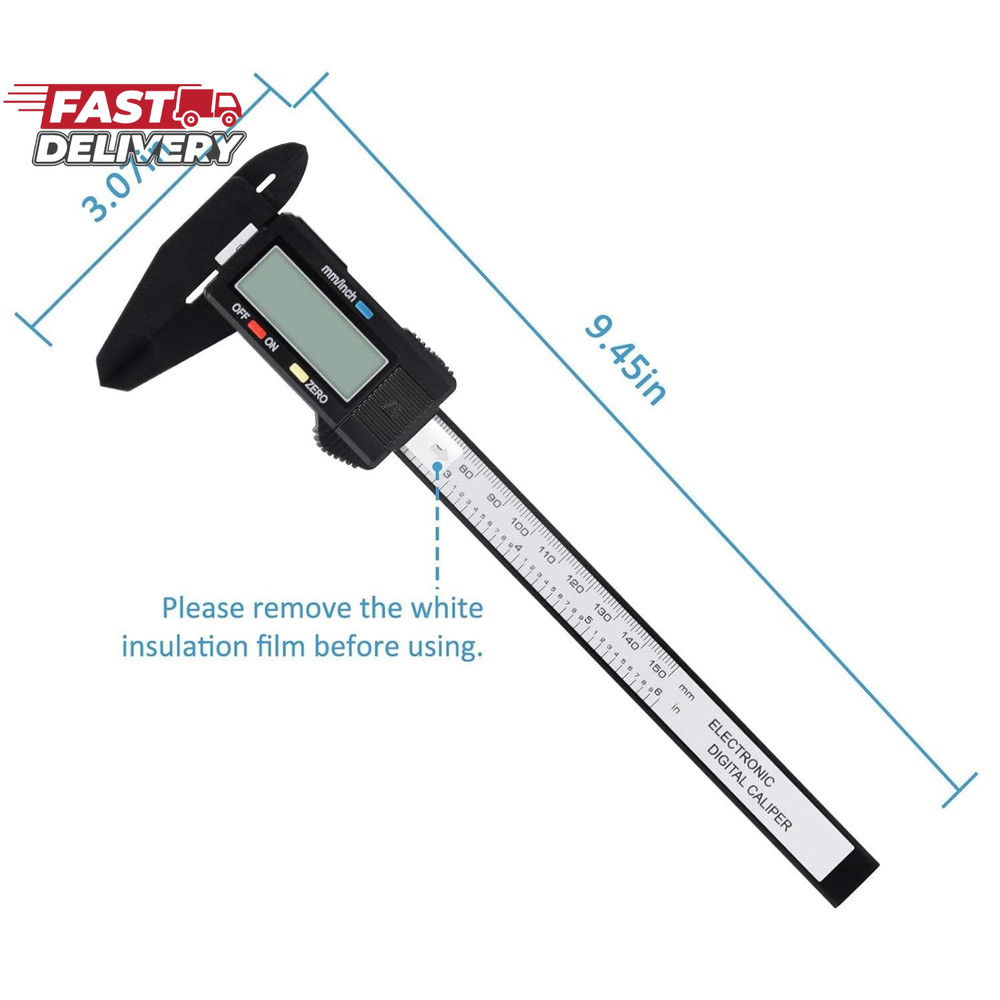 Digital Caliper, Adoric 0-6" Calipers Measuring Tool - Electronic Micrometer Cal