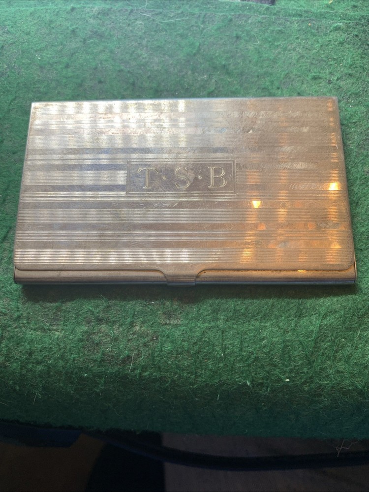 Vintage Sterling Silver Reed & Barton Cigarette Case