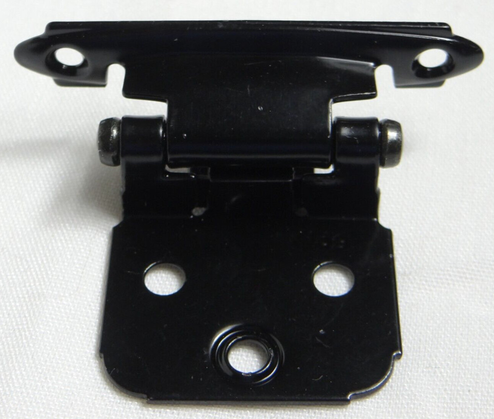 Amerock BP7139-BK Hinge, Self-Closing, Face Mount Overlay Variable Hinge Pair