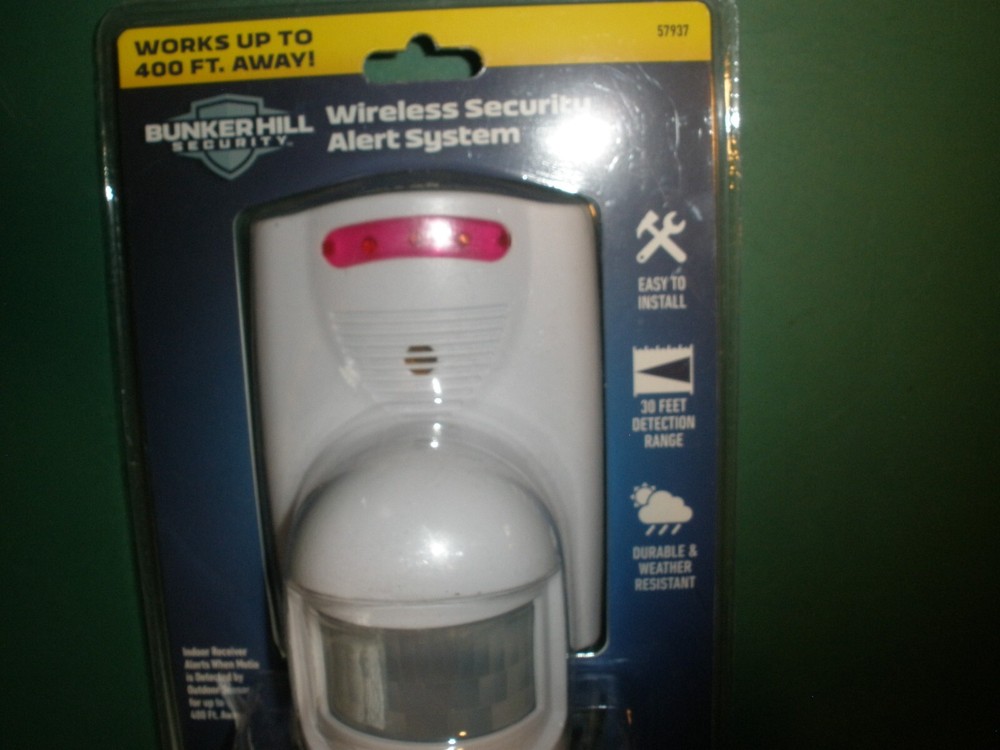 New BUNKER HILL SECURITY Wireless Security Alert System #57937 (T80)