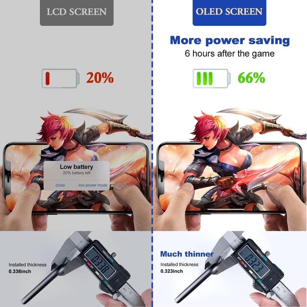 For iPhone 11 Pro OLED Display Touch Screen Digitizer Replacement Assembly Kit