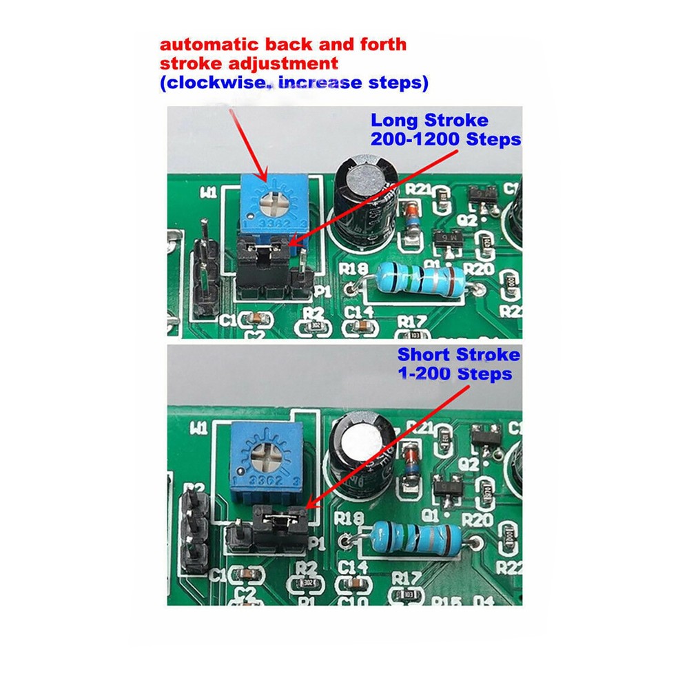 DC 5v-12v 2-PHASE&4-Phase 5-Wire Stepper Motor Driver Board Speed Controller