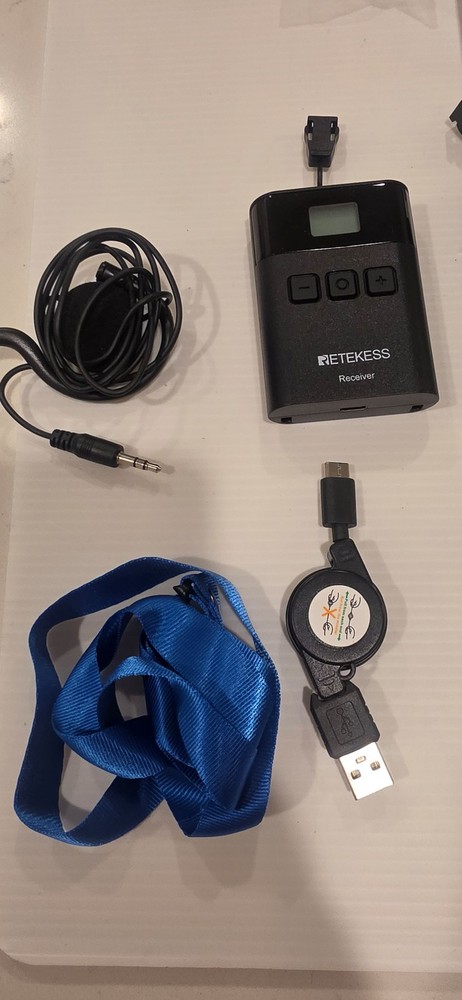 Retekess T122 Wireless Tour System 1 Transmitter Plus 5 Receivers Mic