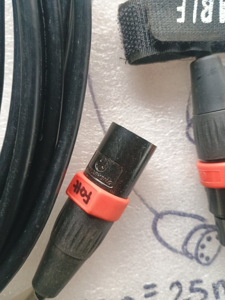 Accu-Cable 3-Pin DMX Cable 25' Ft