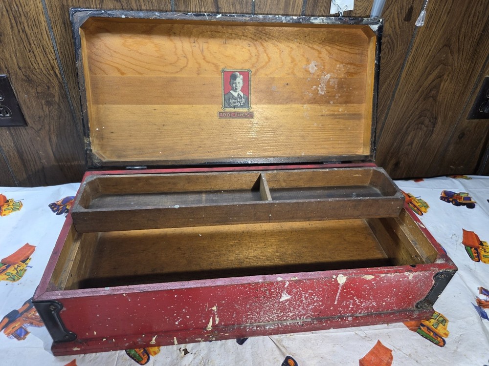 Antique Buddy L Tool Box