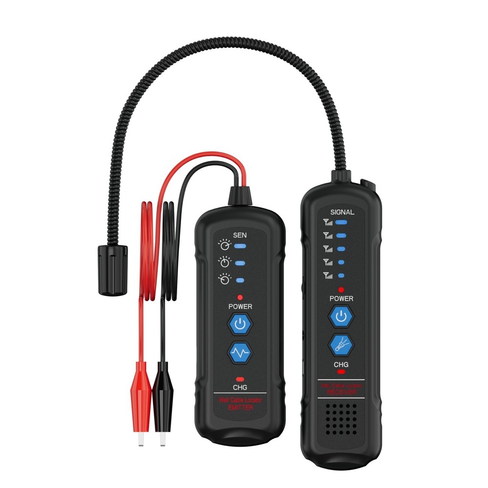 Underground Cable Locator 2M Detection Depth Wire Break Detector with Earphone