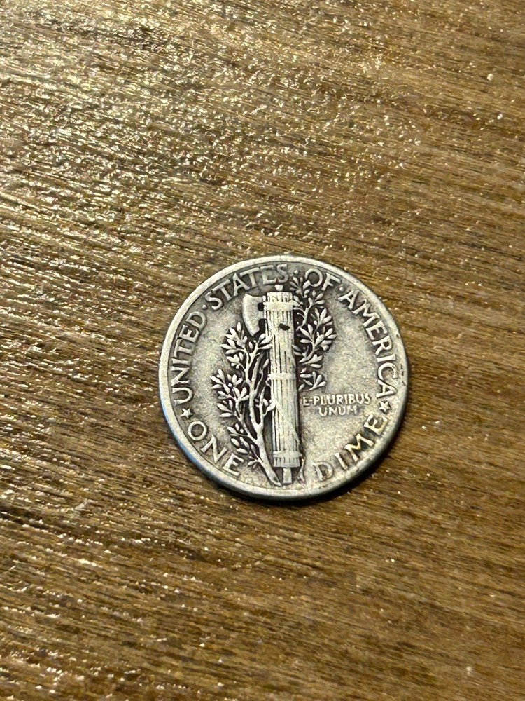 1943 Mercury Dime VF