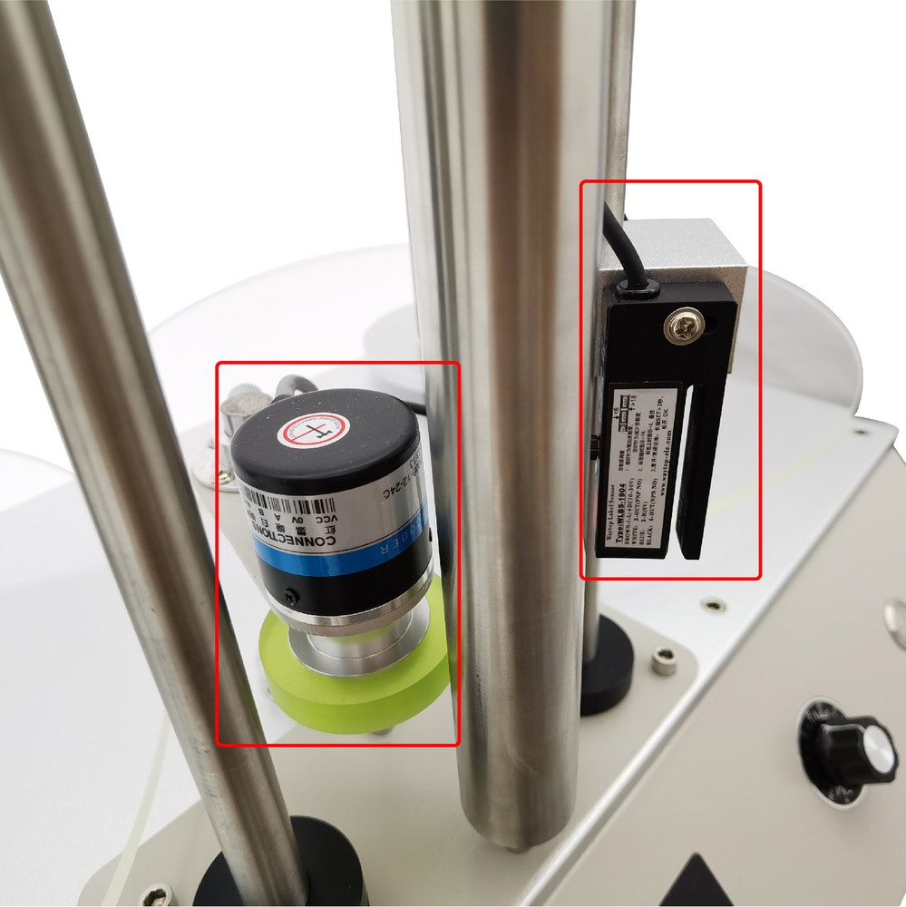 Adjustable Label Rewinder Machine Auto Counter 350 110V for PVC Label Processing