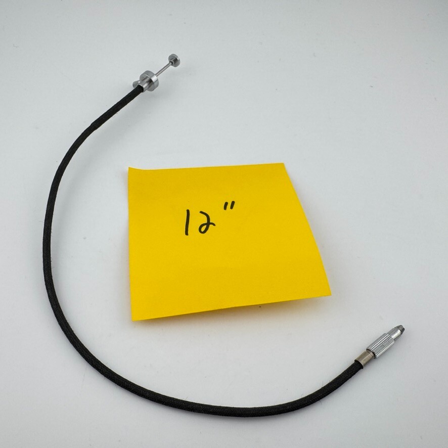 12” Vintage Camera Remote Shutter Release Trigger Lockable Cable Japan