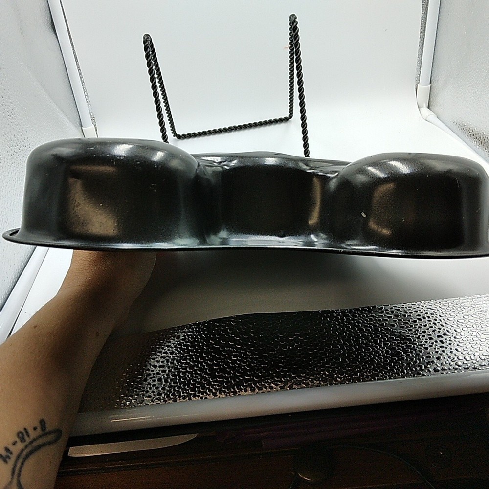 Vintage Black Disney Mickey Mouse Head Face Cake Pan Bakeware Kitchenware