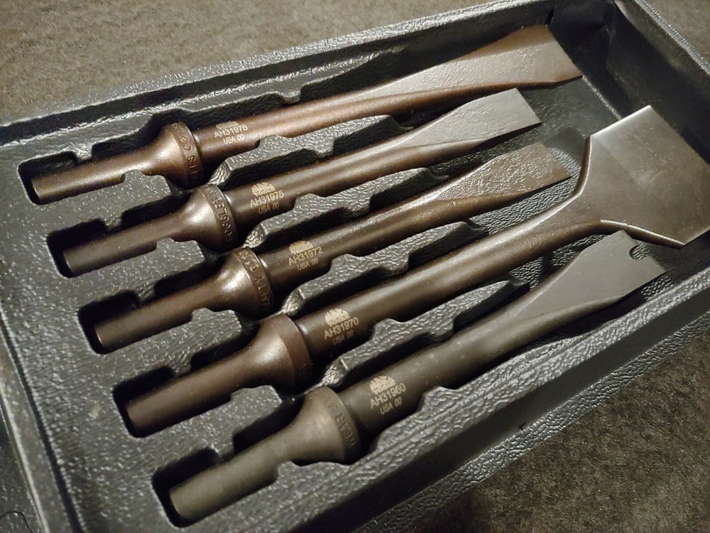 Mac Tools 5pc Air Hammer Bit Set - USA MADE