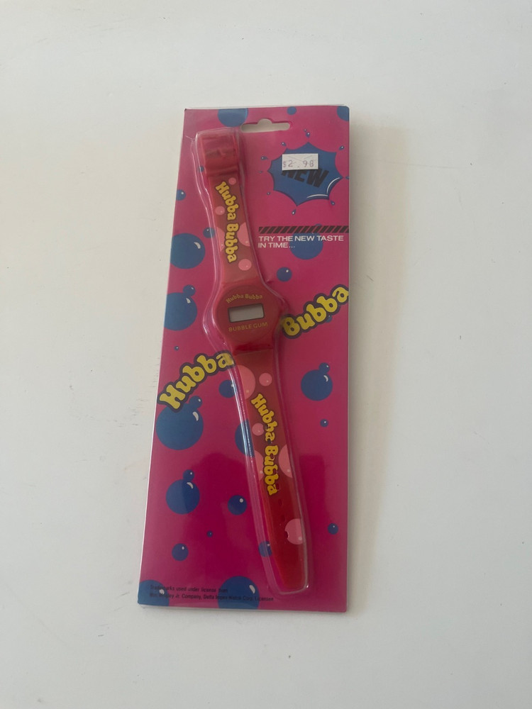 New Wrigley Hubba Bubba Watch Battery Operated Untested Rare