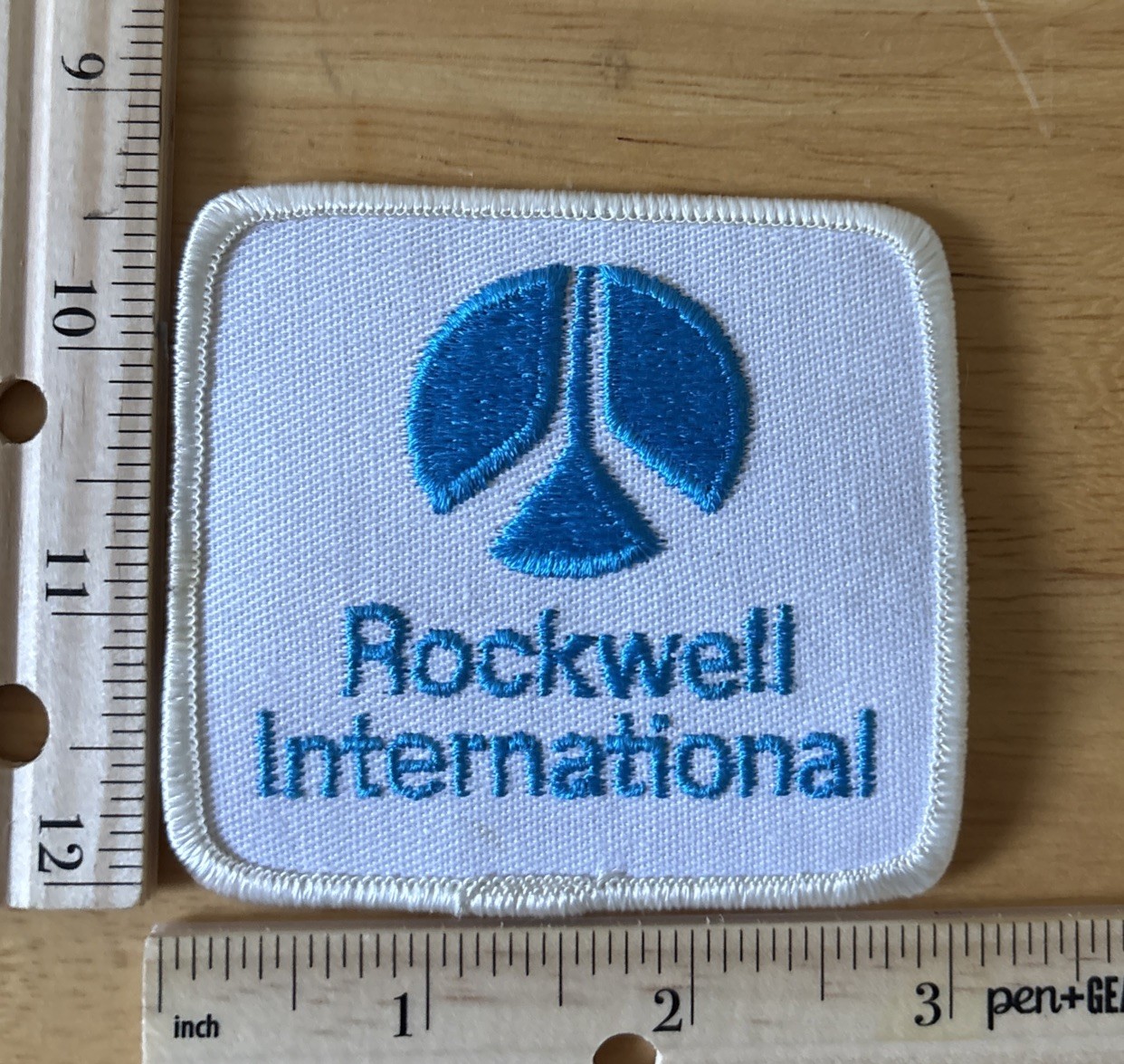 Vintage - Rockwell International Aircraft Aerospace Embroidered Patch