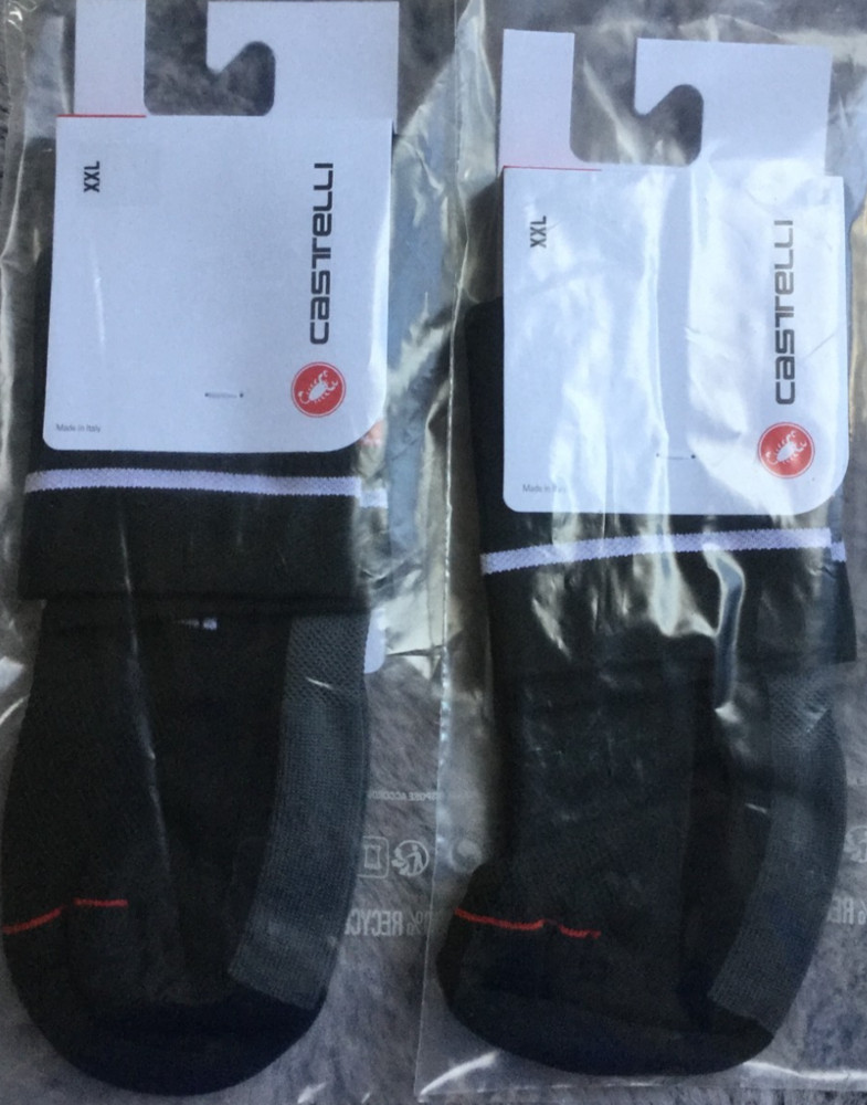 Two Pair Castelli Entrata 9 Sock 2XL US 11-14