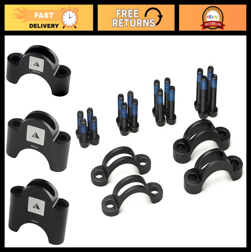 Bicycle Aerobar Bracket Riser Kit - Adjustable One Size - Cycling Accessories