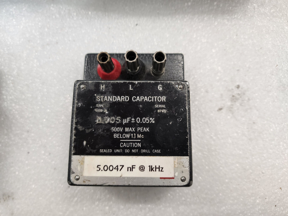 GenRad 1409-R Standard Capacitor 0.05uf+/-.05% Unit #2