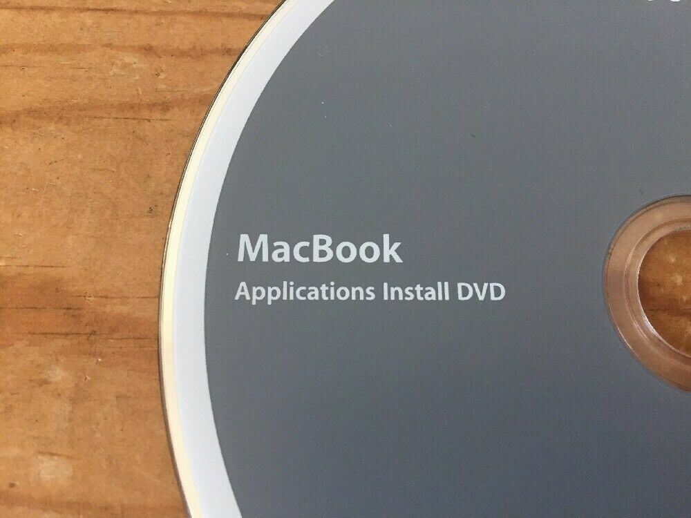 2009 Macintosh Mac MacBook Applications Software Installation DVD Version 1.0