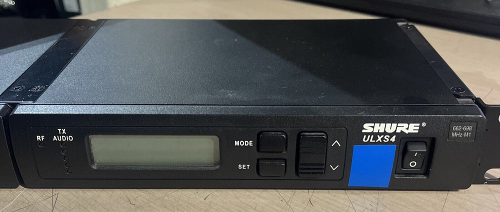 x2 SHURE ULXS4 WIRELESS RECEIVER