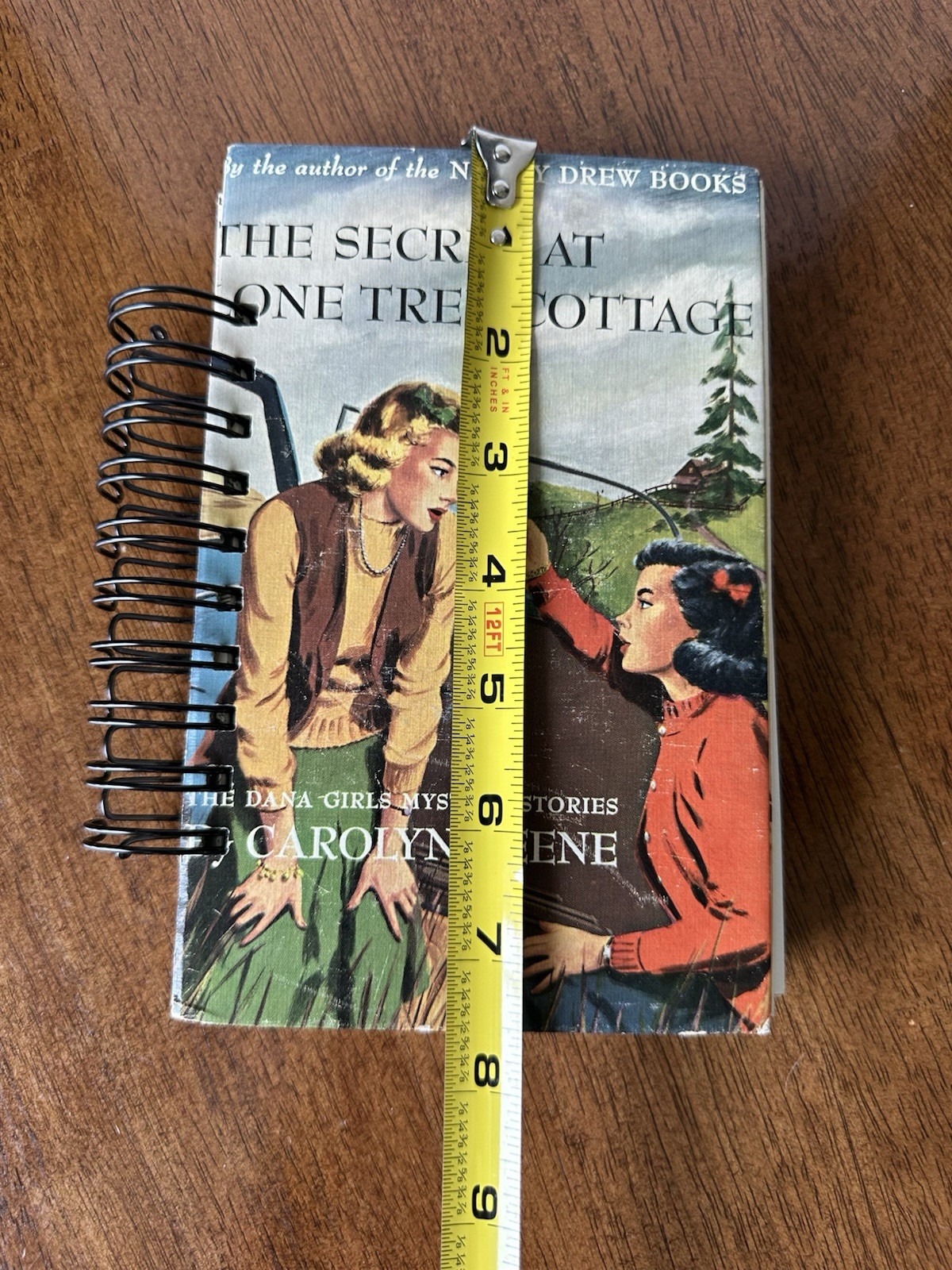 Nancy Drew Book Cover Handmade Junk Journal New, Blank, Spiral Bound