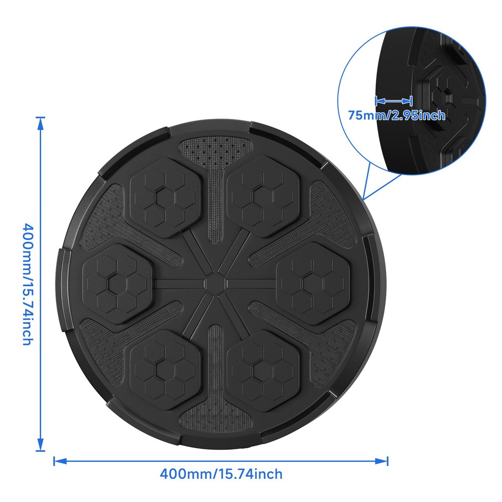 Wall Mount Boxing Training Target Bluetooth Music Indoor React Exercise Machine/