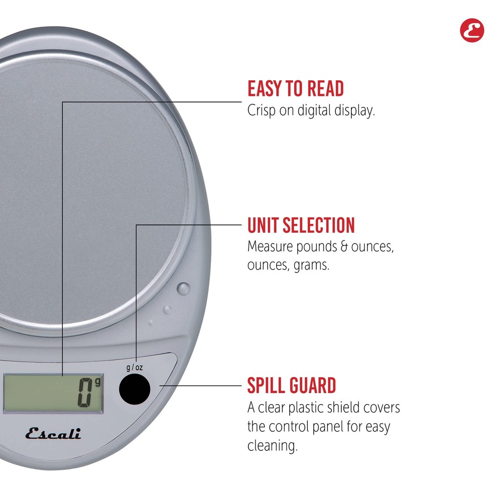 Primo Digital Food Scale Multi-Functional Kitchen Scale and Baking Scale for ...