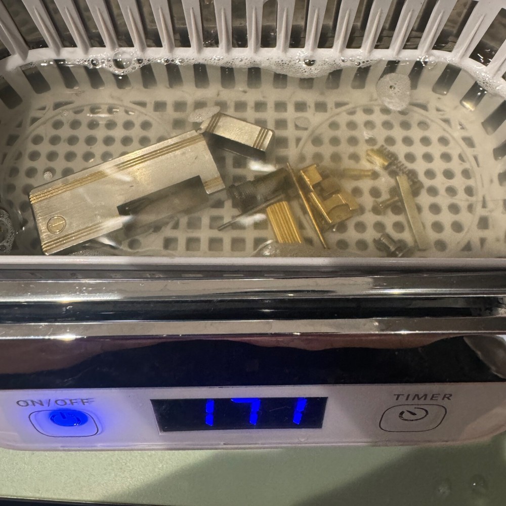 Dunhill Silver Rollagas Lighter Gold Line _ Ultrasonically cleaned_WORKING