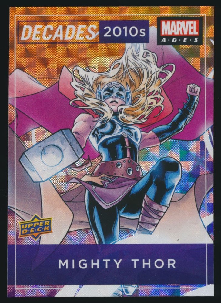 2020 Marvel Ages Decades 2010s #D11-10 Mighty Thor Upper Deck Marvel Ages