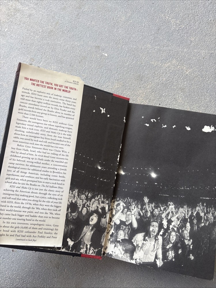 Kiss and Make-Up Gene Simmons Hardcover