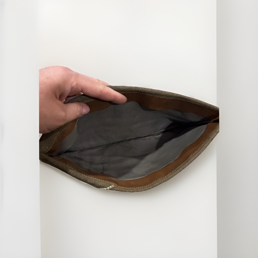 Garrison US Army Hat Cap, original post WWII infantry oversees, olive green wool