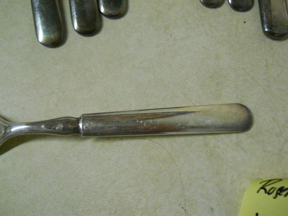 12 Pcs. 1847 ROGERS BROS. Silver Plate Flatware Blunt Plain Pattern Replacement