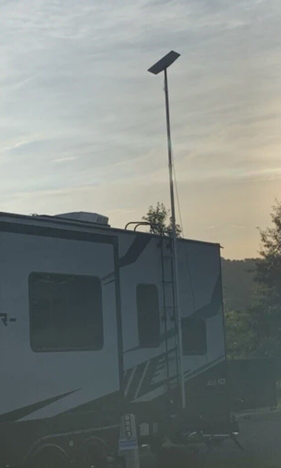 Starlink Satellite Mount Adapter for Harbor Freight 20’ Telescoping Flag Pole ⭐️