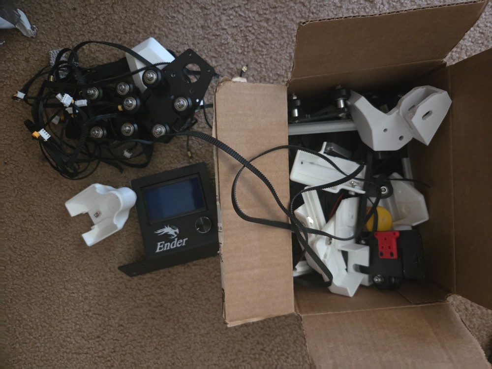 Ender 5 Plus 3d printer with Mercury1.1 One upgrade linear rails READ