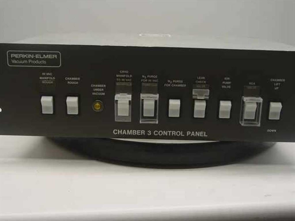 Perkin-Elmer Vacuum Products Control Panel Rackmount Chamber 3