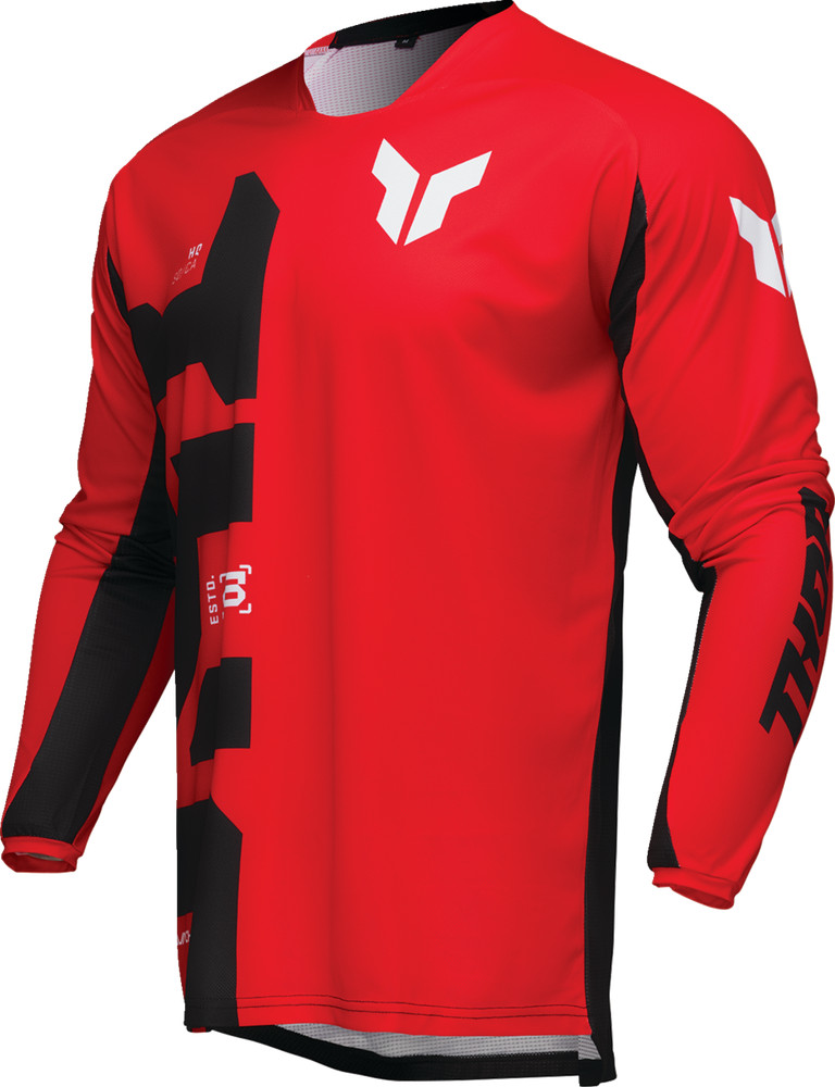 Thor 2025 LAUNCHMODE Forge Motocross Offroad Jersey Red