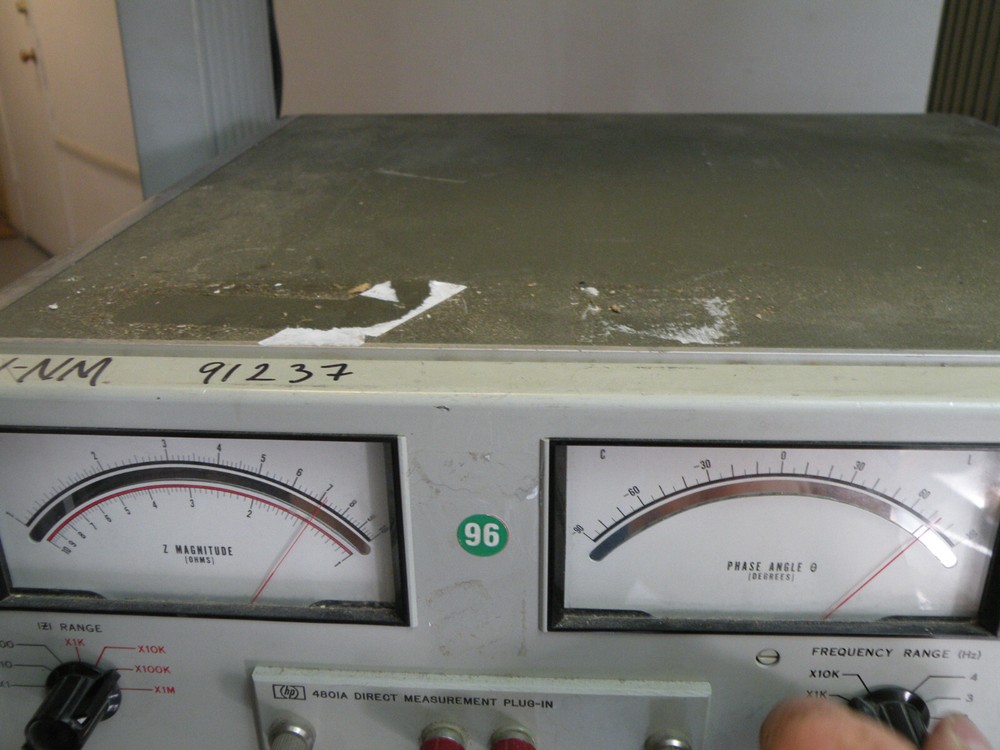 HP 4800A Vector Impedance Meter w/ 4801A Direct Measurement Plug-In