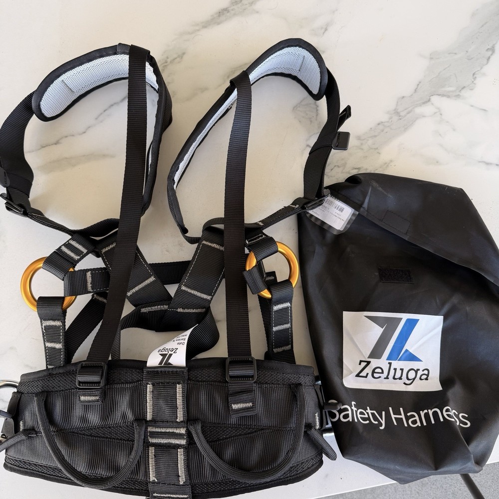 Zeluga full-body safety harness.