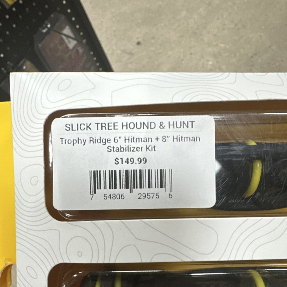 Trophy Ridge Hitman Stabilizer Kit 6" & 8" with Sidemount Bracket, Compound