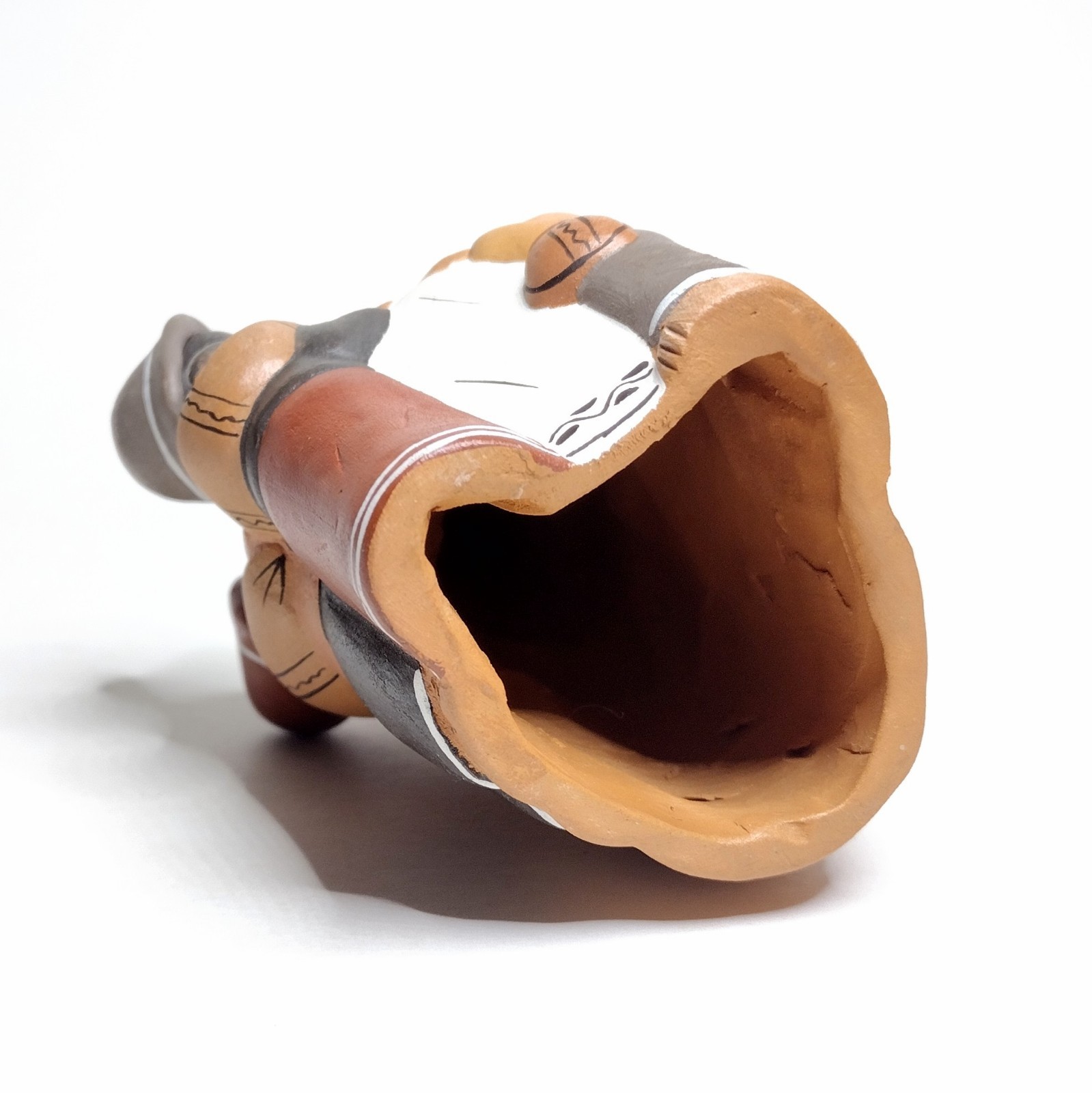 Vtg Peruvian Terracotta Storyteller Jesus w/Children 4" Clay Figurine Maurelio H