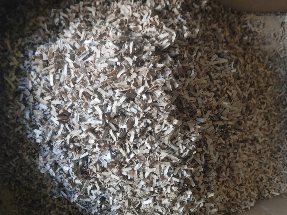 2 lbs - Shredded Cardboard - ECO Friendly Packing Material- Loose Void Fill