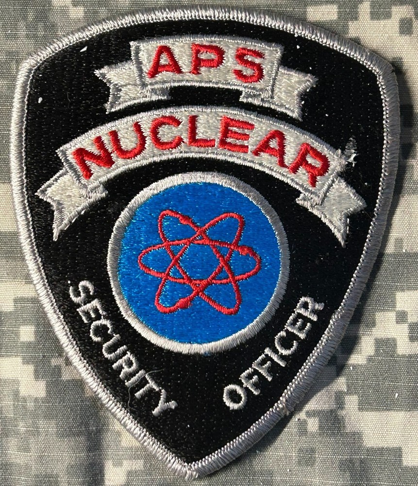 Patch NEW APS Nuclear Security Officer Shoulder Jacket Authentic