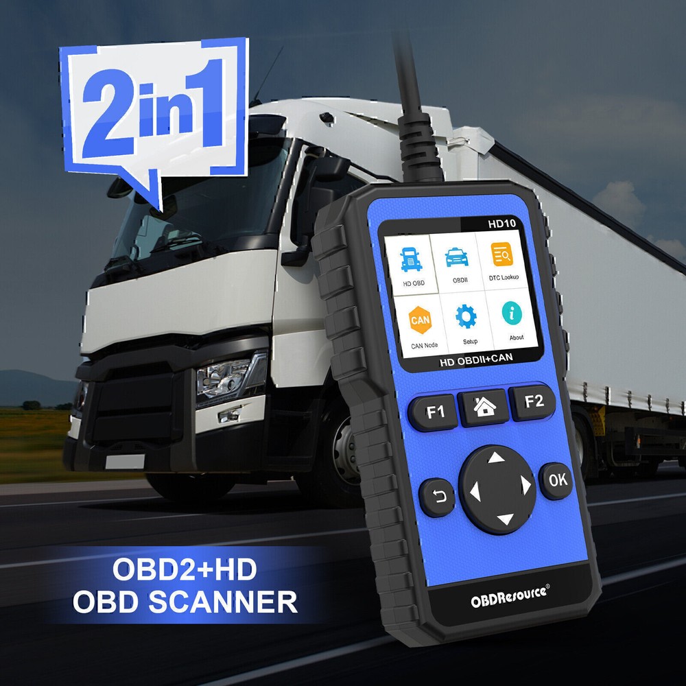 For Hino Heavy Truck Scanner Automotive Tool OBD2 Diagnostic Code Reader