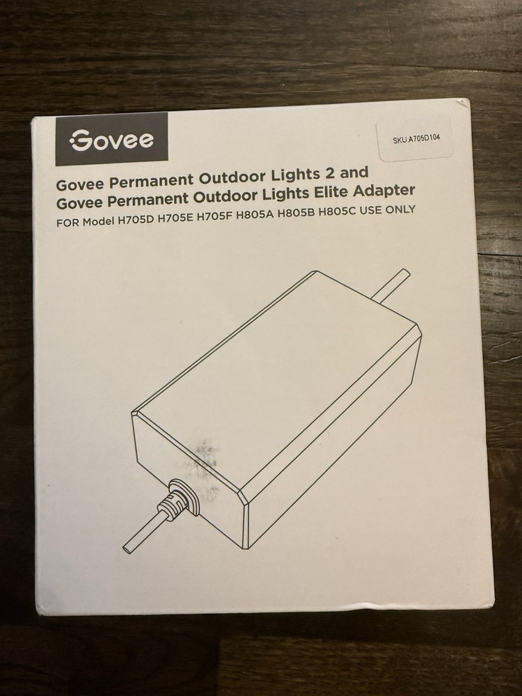 New- Hover Permanent Outdoor Light 2 And Govee Elite Adapter For Various Models
