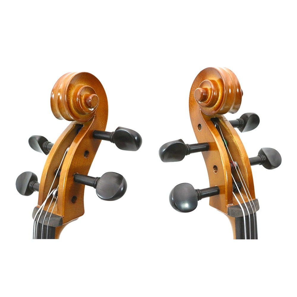 4 String Cello1/8 Flamed Solid Wood Beginner Handmade Cello With Parts