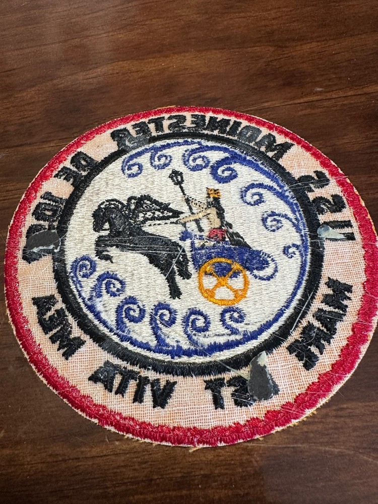 Vintage US Navy USS Moinester DE-1097 Ship Patch