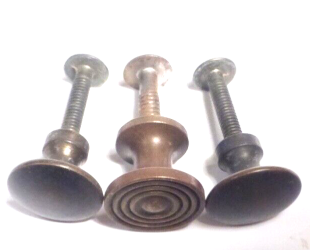 vintage RCA RADIOLA 30 CONSOLE: SET OF 3 KNOBS - 2 OUTSIDE & 1 INSIDE - style 1