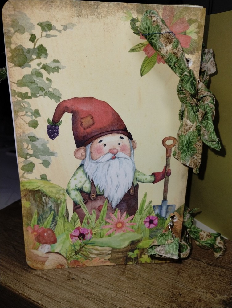 Gnome Forest Junk Journal Scrapbook USA