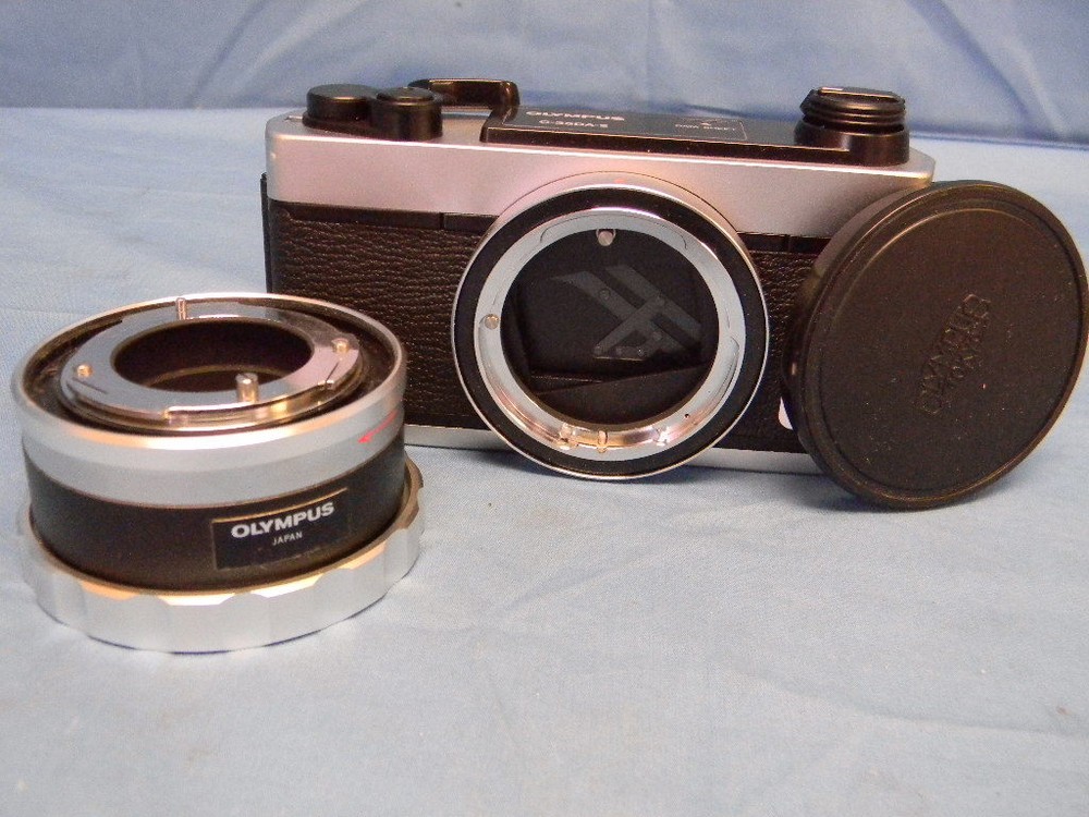 Olympus C-35DA-2 Microscope Camera & PM-10AK Exposure Control Adapter